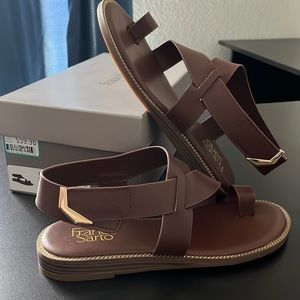 Franco Sarto brown elegant sandals never used